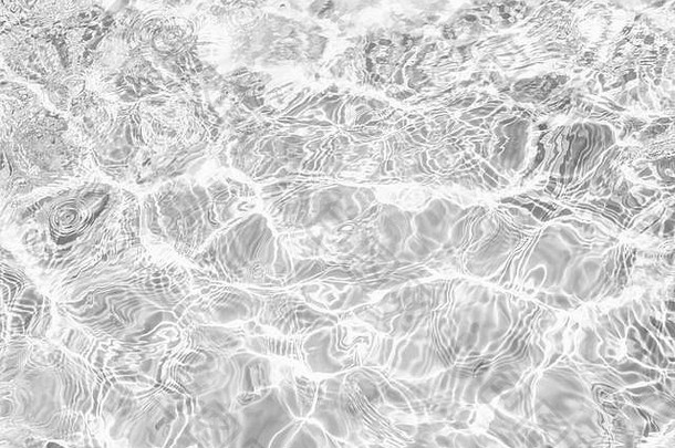 特写镜头不饱透明的清晰的粗糙的水表面纹理溅泡沫时尚的摘要自然背景
