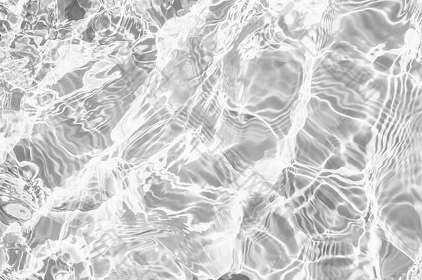 特写镜头不饱透明的清晰的粗糙的水表面纹理溅泡沫时尚的摘要自然背景