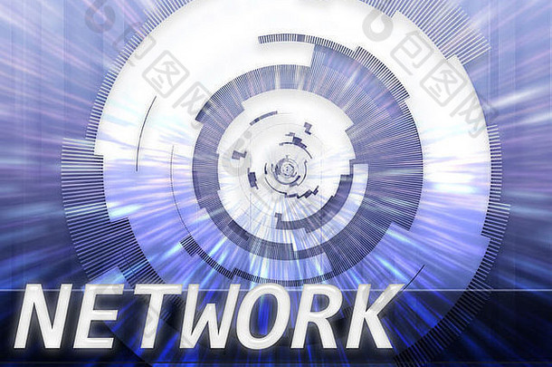 互联网宽带数据信息通信网络技术概念插图
