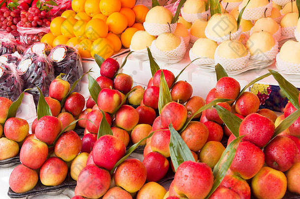新鲜的水果出售市场曼谷泰国