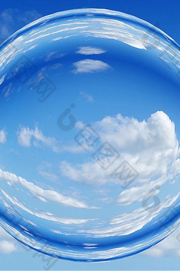 伟大的图像摘要蓝色的天空球orb布雷