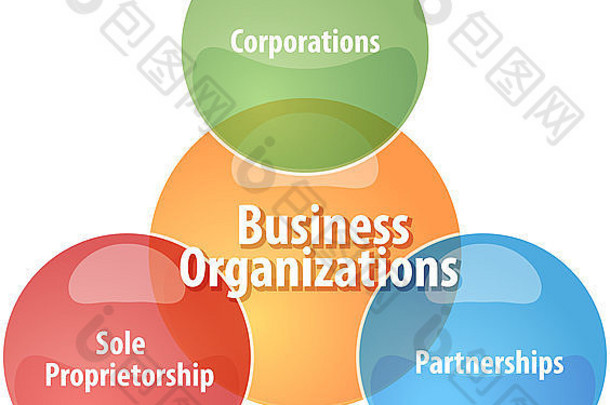 业务策略概念信息图表图插图业务组织类型