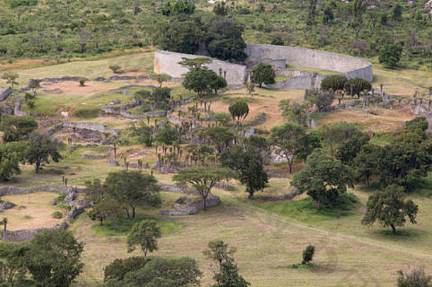 伟大的外壳伟大的津巴布韦masvingo津巴布韦废墟石雕建筑资本王国津巴布韦刺果
