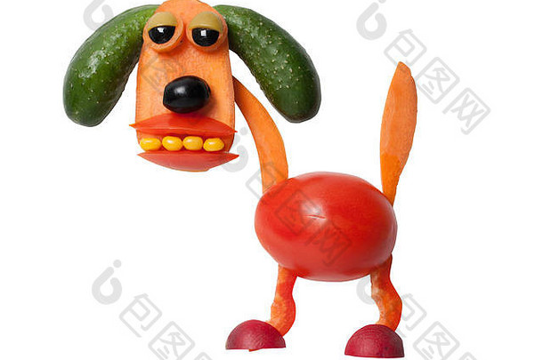 狗使番茄胡萝卜黄瓜