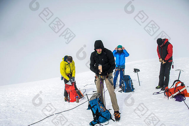 集团徒步旅行冰川赫瓦纳达尔什努库尔最<strong>高峰会</strong>冰岛山景观瓦特纳冰川公园