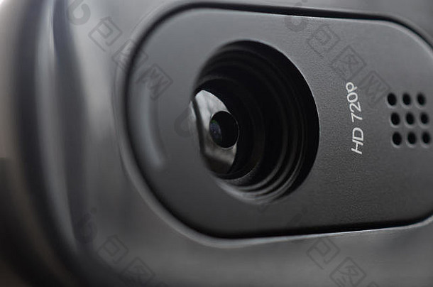 现代网络相机安装身体平屏幕监控设备视频沟通记录高质量视频