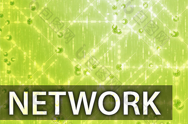 网络插图显示信息结构连接