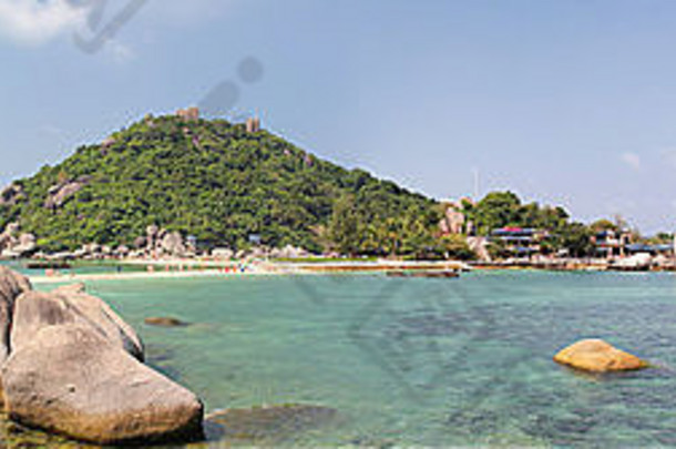 全景视图泰国海滩