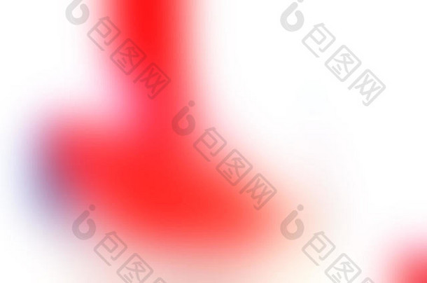 摘要柔和的软色彩斑斓的光滑的模糊变形背景焦点健美的红色的白色颜色壁纸网络设计