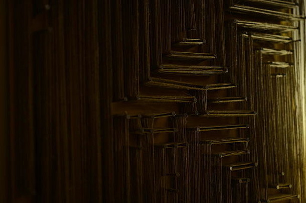 图片建设手工制作的木迷宫迷宫装饰面板马赛克