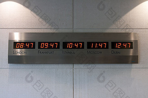 电子记分板显示时间首都世界
