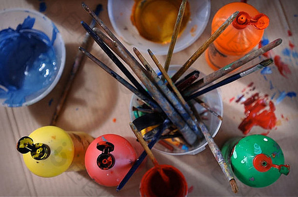 刷锅油漆学校艺术工艺品部门