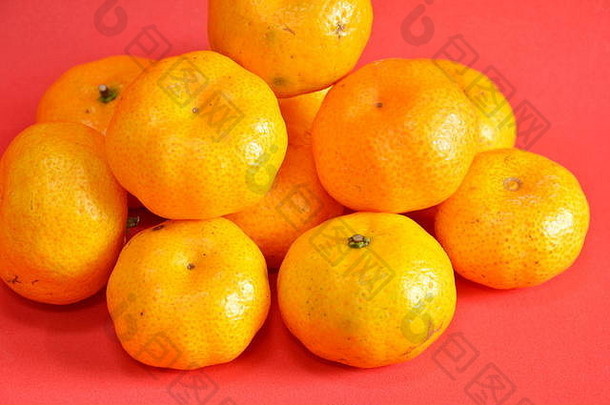 橘子柑橘类水果篮子