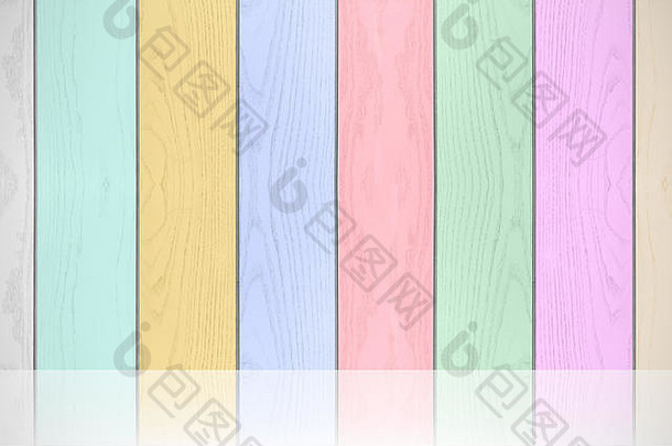 色彩斑斓的彩笔彩虹木变形图像水平艺术模式背景效果光