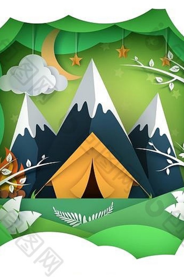 佩普夏天兰萨佩山帐篷插图