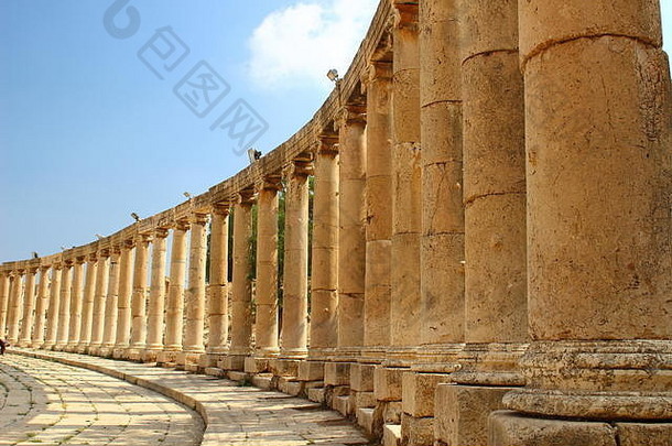 卡拉克安曼约旦约旦卡拉克约旦古老的罗马城市旅游位置