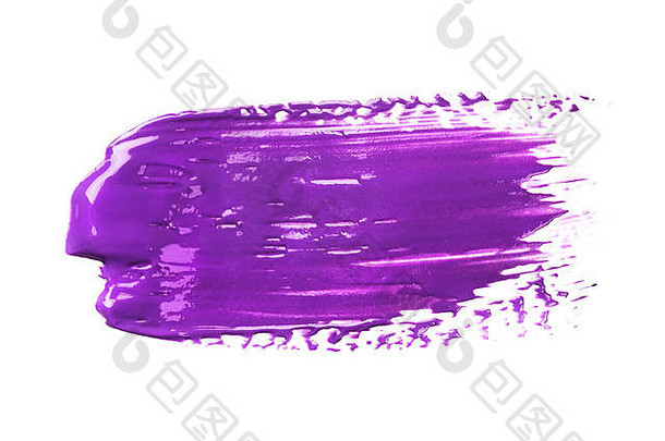 美丽的紫罗兰色的melallic中风