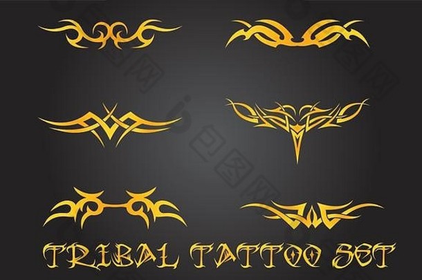 部落饰品纹身设计