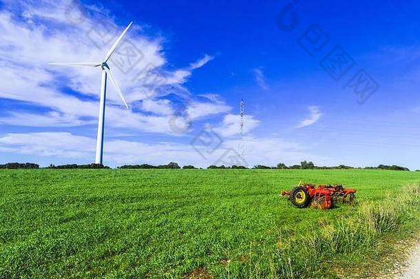 绿色能源风农场