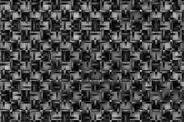 黑色的白色格子模式背景模式立方形状