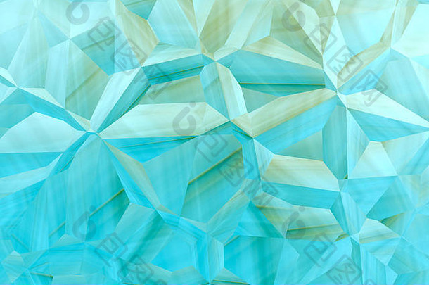 摘要海蓝宝石几何背景模式行数据壁纸