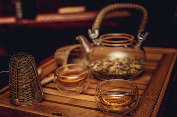 茶壶草本植物杯