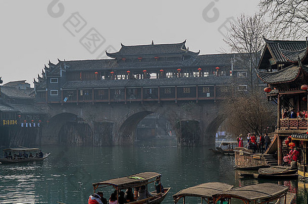 fenghuan美丽的历史古老的城市湖南中国