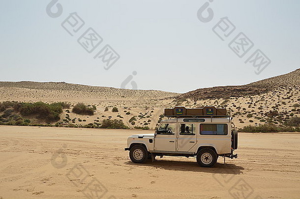 路虎谷撒哈拉沙漠野生沙漠区域位于大西洋海岸圭尔米姆tantan摩洛哥