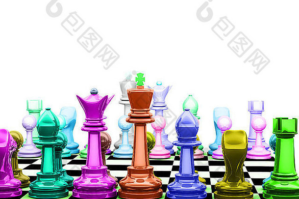色彩斑斓的国际象棋数据