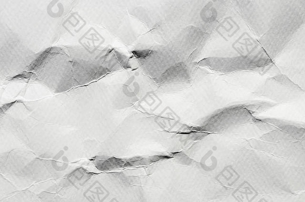 白色背景壁纸皱巴巴的纸白色皱巴巴的纸纹理空免费的空间文本背景邋遢的纸纹理