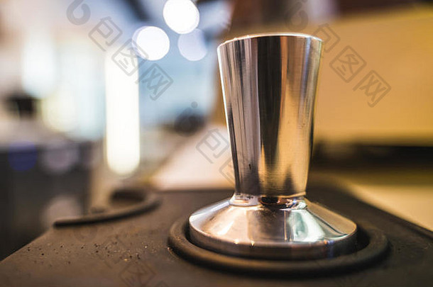 表示捣固工具咖啡馆设备闲置咖啡师未使用的持有人