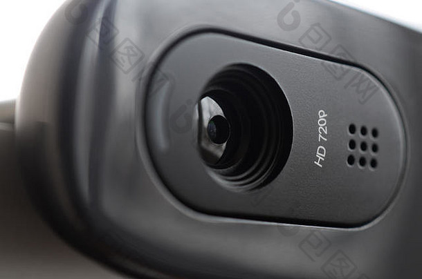 现代网络相机安装身体平屏幕<strong>监控设备</strong>视频沟通记录高质量视频