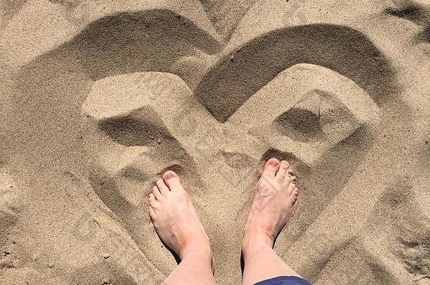 脚沙子