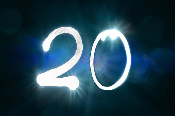 二十光闪耀发光数量周年纪念日一年