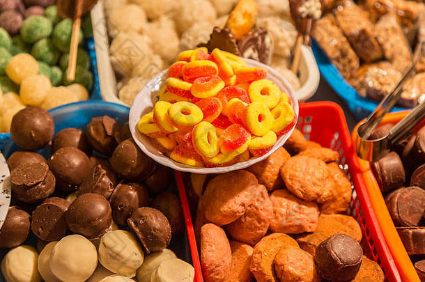 传统的糖果语料库克里斯蒂庆祝活动厄瓜多尔