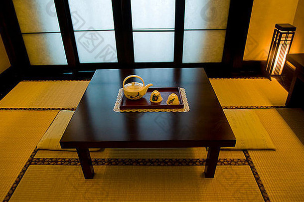 室内日本茶房间