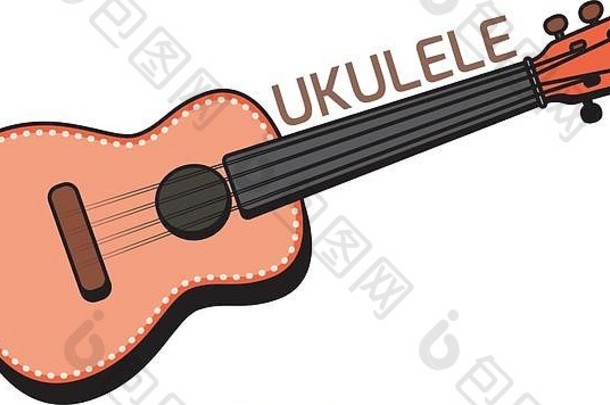 音乐会尤克里里琴夏威夷字符串音乐的仪器