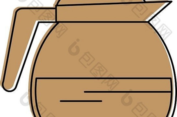 水壶咖啡图标图像