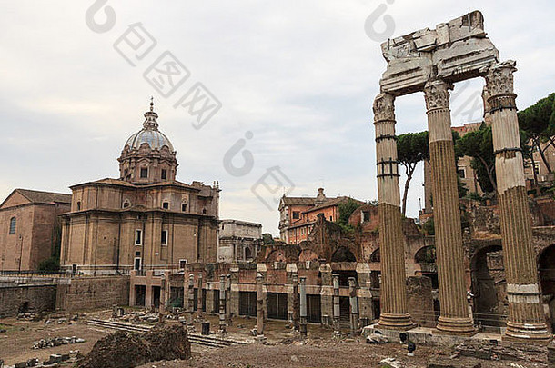 废墟古老的罗马论坛