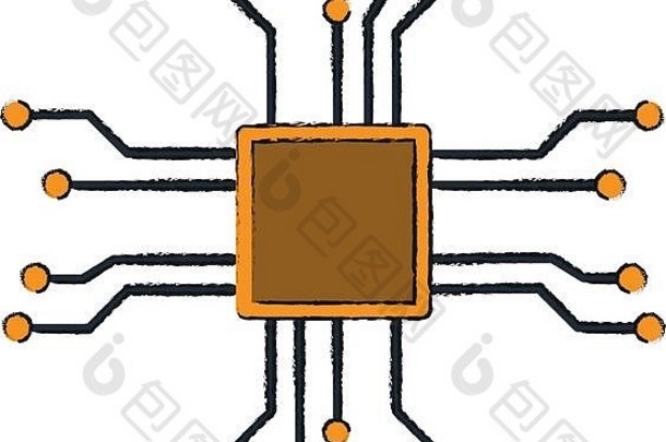 微芯片技术符号