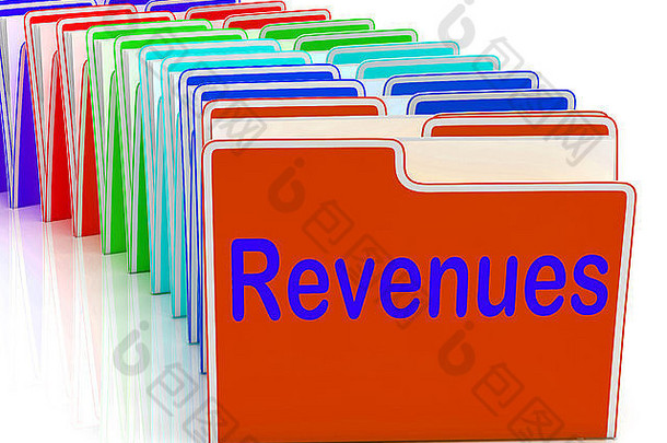 收入文件夹表示业务收入和收益
