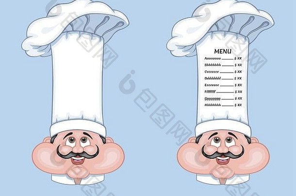“厨师帽菜单”菜单文本类型已转换为大纲，不需要任何字体。