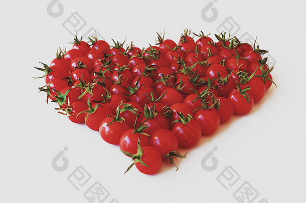 美味的健康的樱桃西红柿生态种植安排形式心