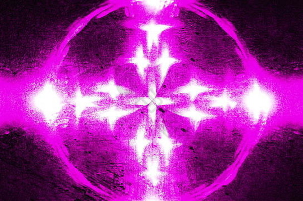 电脑生成的千变万化的难看的东西背景闪烁的紫色的灯渲染