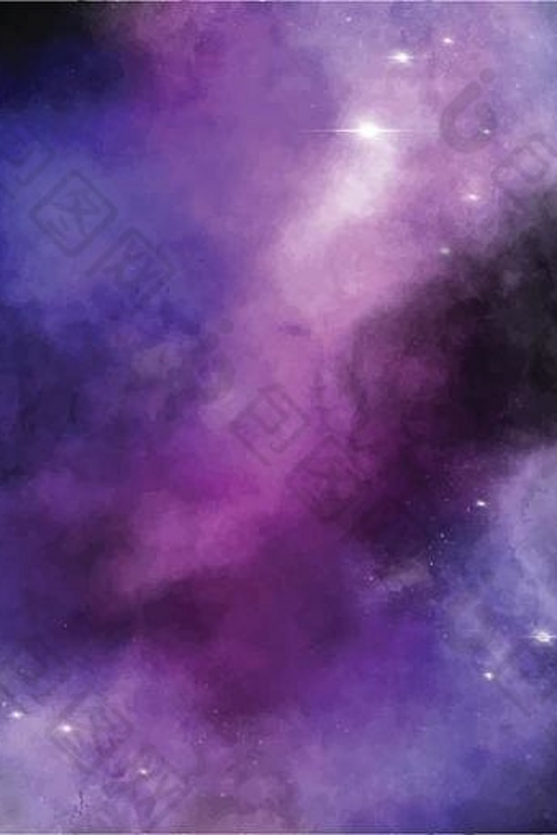 深空间背景设计紫罗兰色的背景