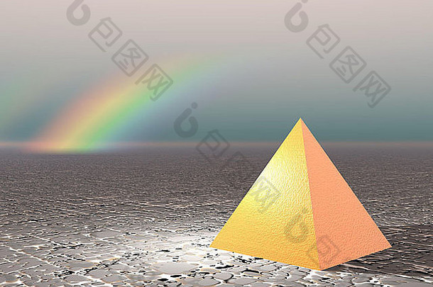 摘要-彩虹金字塔（CGI）