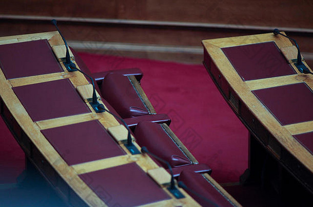 雅典希腊12月内部全体希腊议会雅典一天状态预算辩论希腊议会