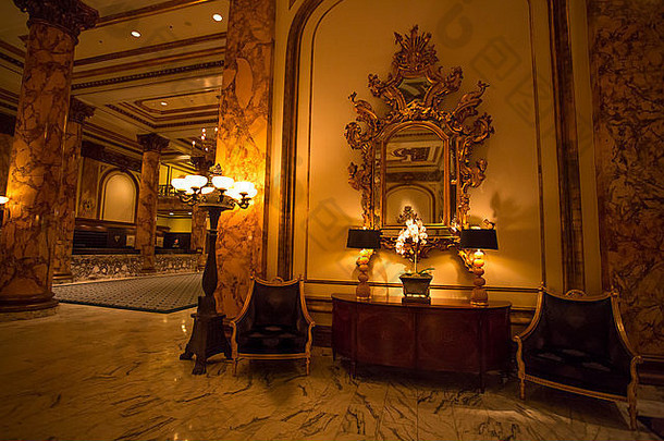 旧金山2012费尔蒙酒店夜间室内详图