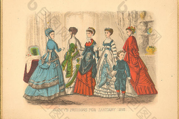 1869年1月的戈迪时装