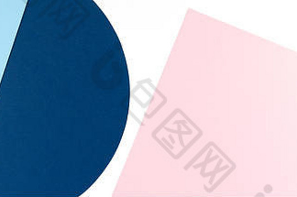 纹理背景时尚论文孟菲斯几何风格白色海军蓝色的光蓝色的柔和的粉红色的颜色